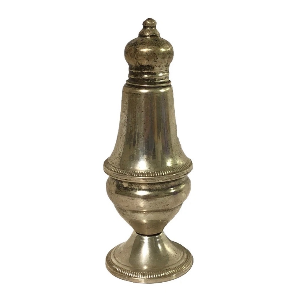 Vintage Duchin Creation Sterling Silver Weighted Salt Pepper Shaker 5” Only One
